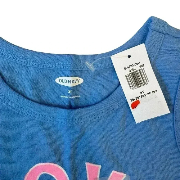 Old Navy Unisex Graphic Tank Top for Toddler - Picture 3 of 4